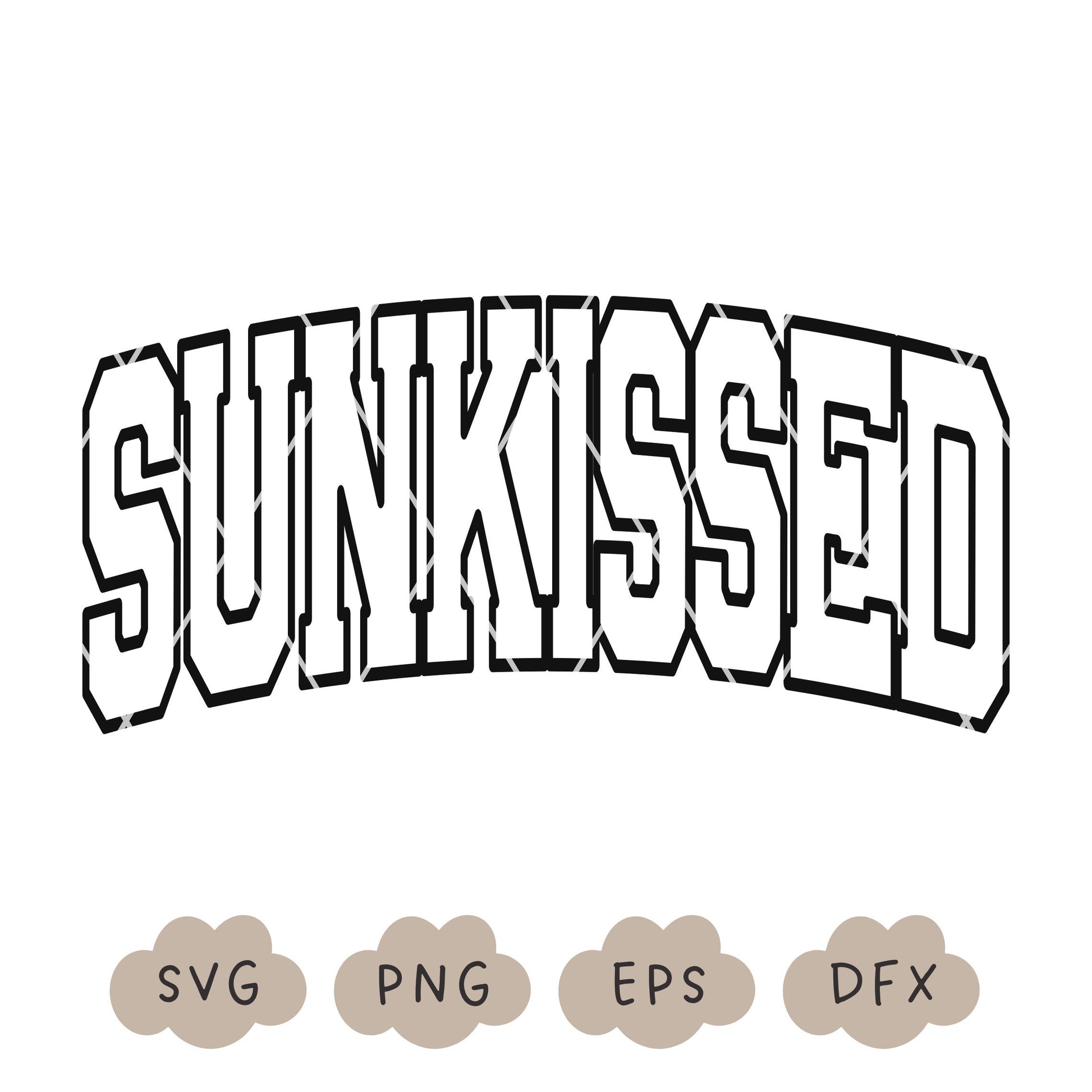 Sunkissed Svg, Varsity Sunkissed PNG, Beach Vibes, Summer Shirt, Summer Vibes, Cricut Svg, Vacay Vibes, Sublimation Design, Commercial Use