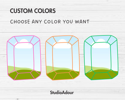 Design Your Own Gemstones Canva Frames, Diamond Canva Template, Canva Frames Bundle, Gems Clipart, Precious Stone, Sublimation Design