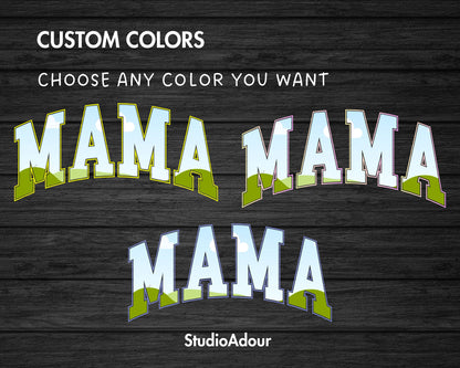 Design Your Own Mama Canva Frame, Editable Mama Canva Template, Drag and Drop, Sublimation Design, Mother's Day, Mama Varsity, Sport College