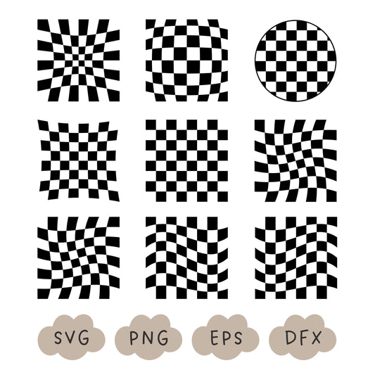 Checkered Bundle SVG, Checkered Pattern, Checkered Sublimation Design, Checkered Background, Checkerboard SVG, Check Clipart, Commercial Use