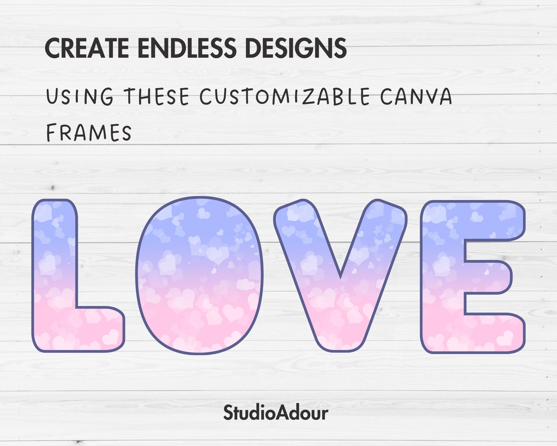 Design Your Own Uppercase Letters & Number on Canva, Bold Alphabet Canva Template, Letters PNG, Editable Canva Letters, Sublimation Design