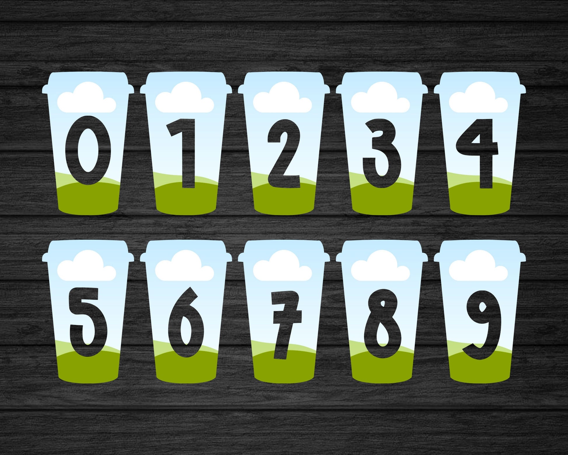 Design Your Own Coffee Letters on Canva, To Go Coffee Cup Canva Alphabet, Easy Drag and Drop, Coffee Lover, Coffee Alphabet PNG, Sublimation