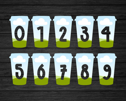 Design Your Own Coffee Letters on Canva, To Go Coffee Cup Canva Alphabet, Easy Drag and Drop, Coffee Lover, Coffee Alphabet PNG, Sublimation