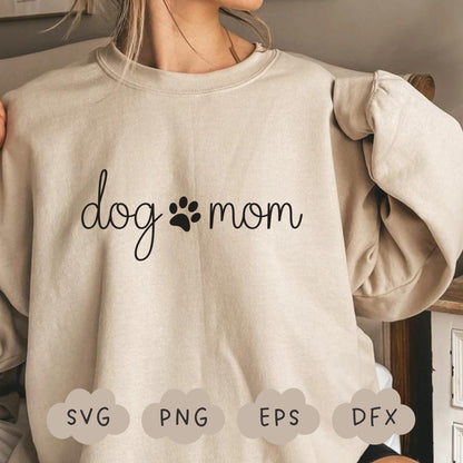 Dog Mom Svg, Dog Mama Shirt PNG, Dog Lover Svg, Dog Mother Svg, Dog Paw SVG, Dog Mom Club, Cricut Svg, Fur Mom SVG, Commercial Use