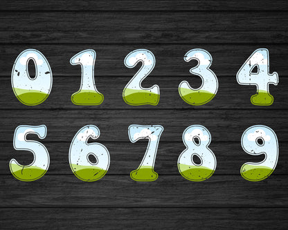 Design Your Own Groovy Distressed Alphabet on Canva, Retro Canva letters, Drag and Drop, Editable Canva Letters & Numbers, Grunge Alphabet