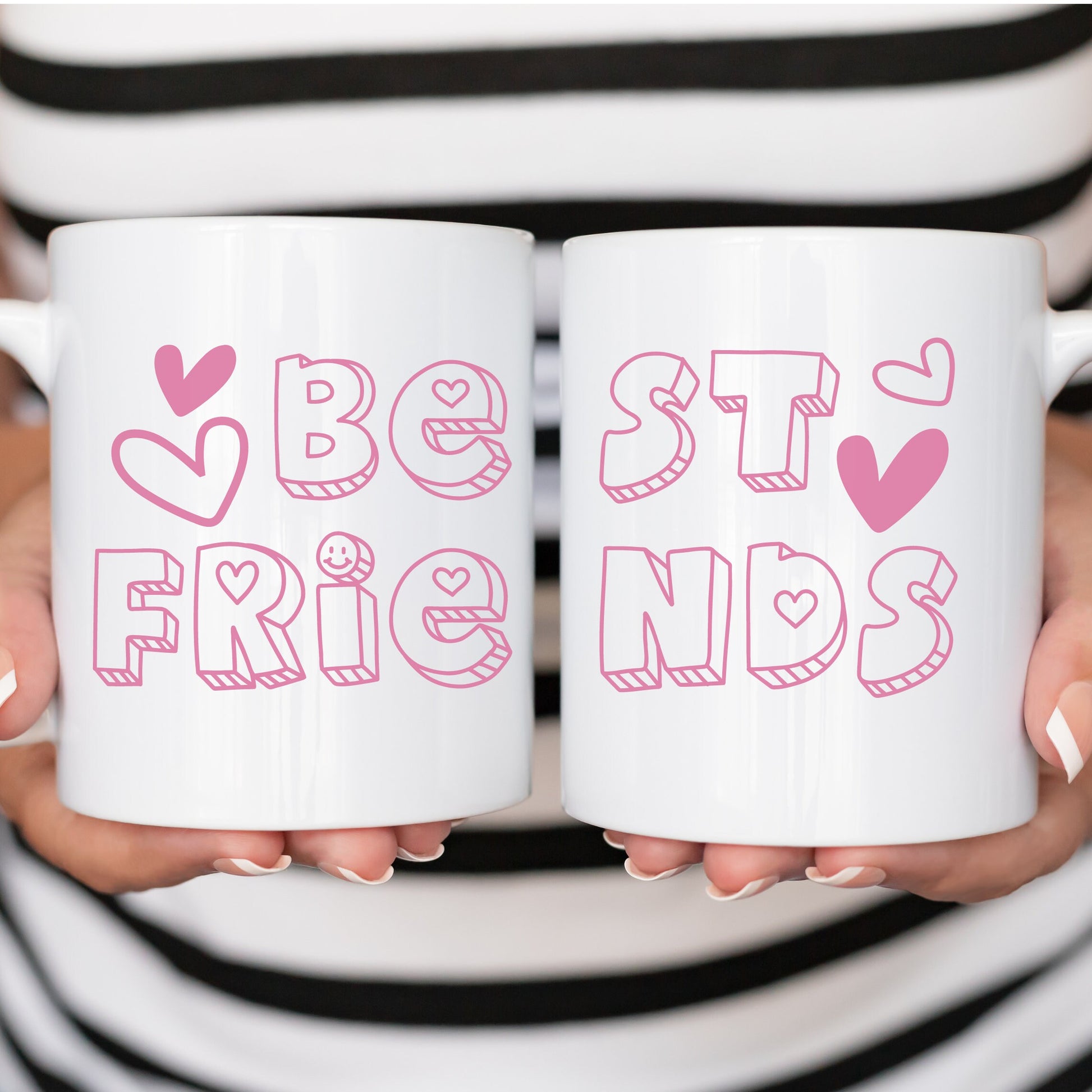 Best Friends Svg, Best Friends Shirt PNG, Friends Svg, Friendship Svg, Best Friends Mugs, Heart SVG, Cricut Svg, Commercial Use