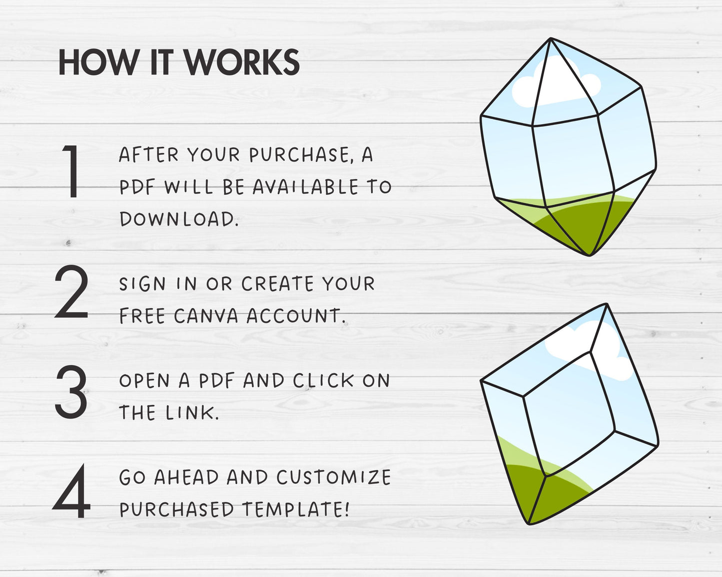 Design Your Own Gemstones Canva Frames, Diamond Canva Template, Canva Frames Bundle, Gems Clipart, Precious Stone, Sublimation Design