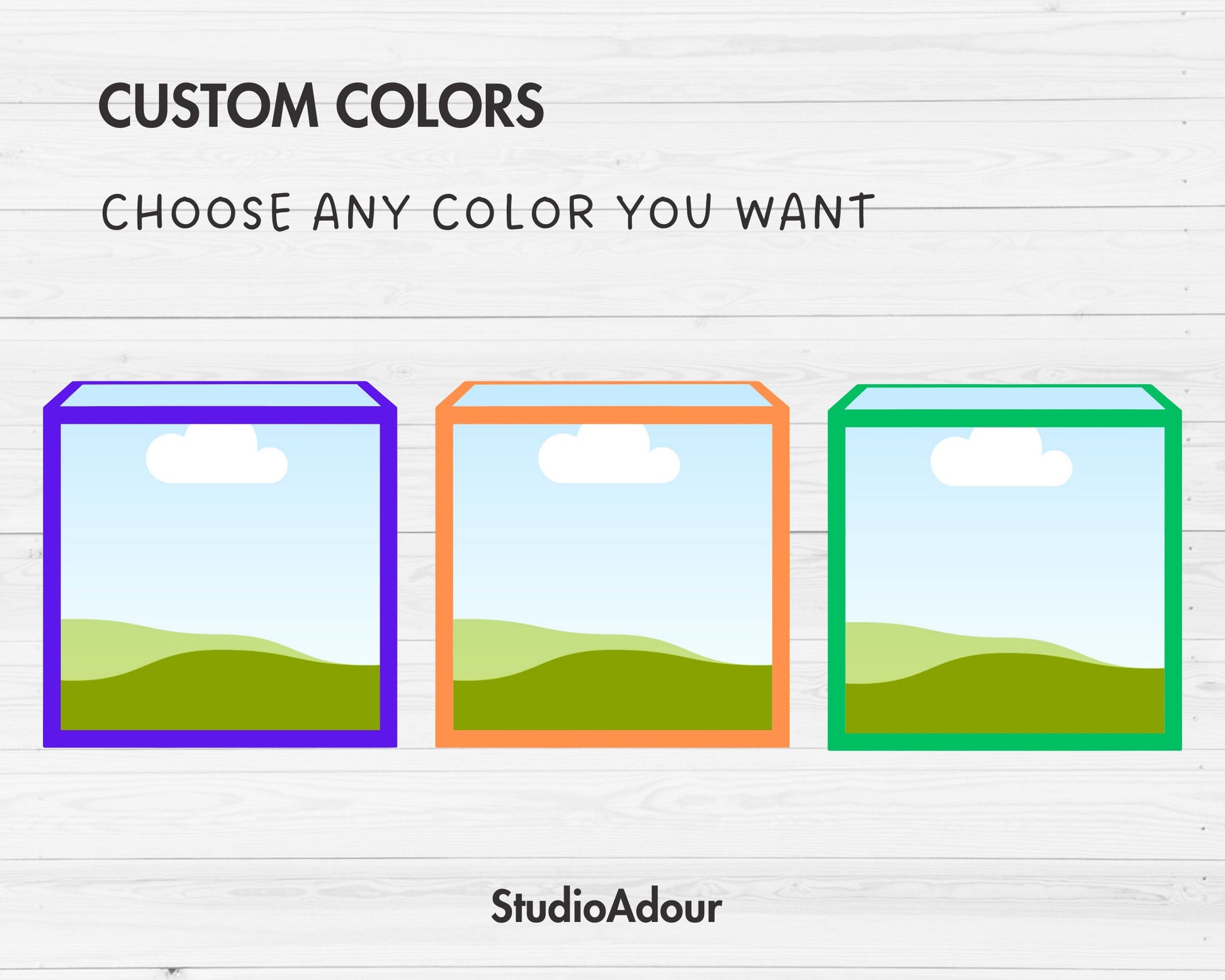 Design Your Own Cube Canva Frames, 3D Cube Canva Template, Geometric Canva Frames, Square Outline, Block Shapes, 3D Box, Sublimation Design