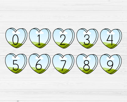 Design Your Own Heart Letters on Canva, Heart Alphabet Canva Template, Drag and Drop, Uppercase Letters & Numbers PNG, Sublimation Design,