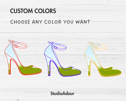 Design Your Own Heels Canva Frames, Heels Canva Template, Drag and Drop, Editable High Heels PNG, Womens Heels Canva, Stiletto Heels