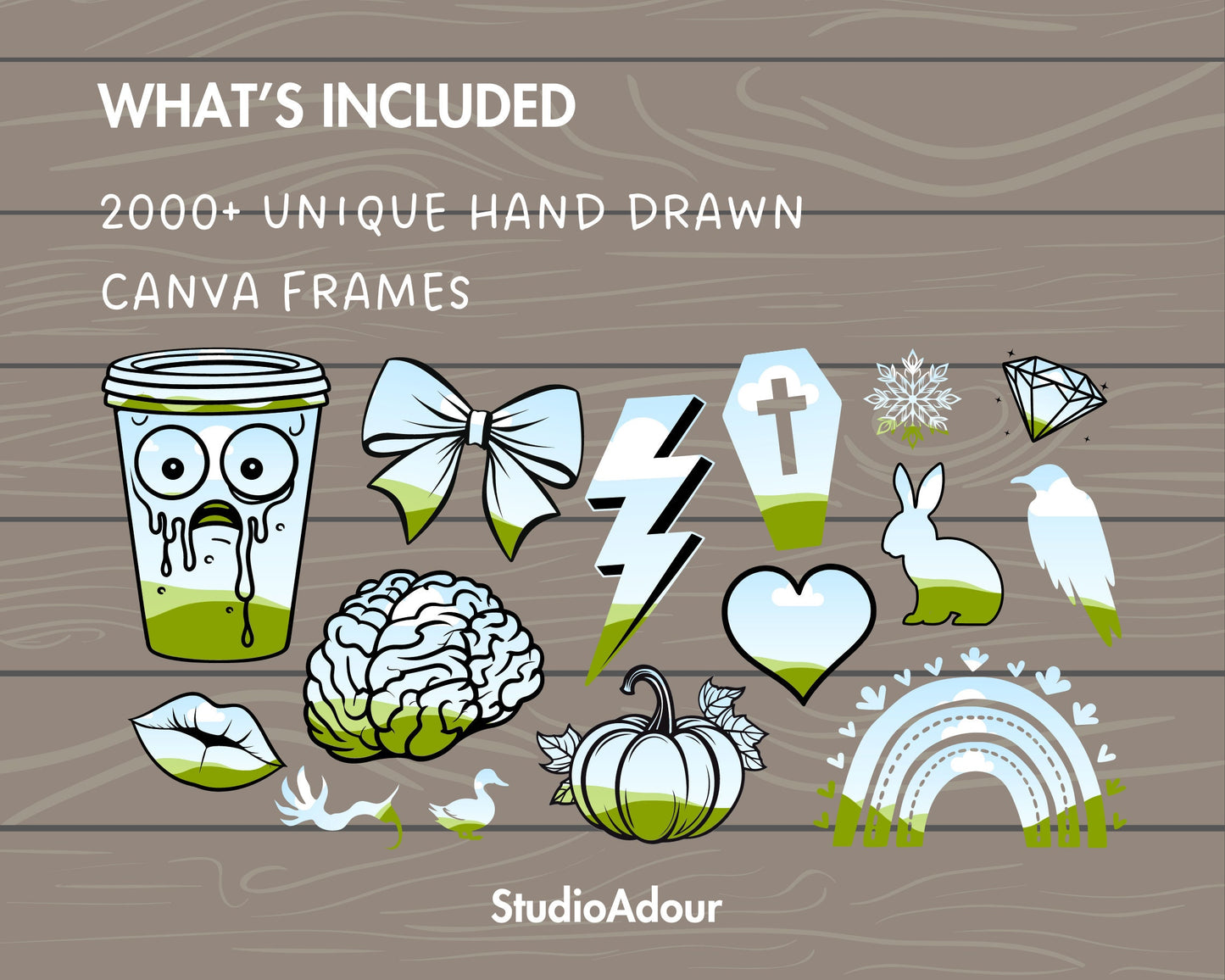 Entire Store, Canva Frames Bundle, Editable Canva Templates, All Past and Future Designs, Drag and Drop, Canva Mockups, Letters & Alphabets