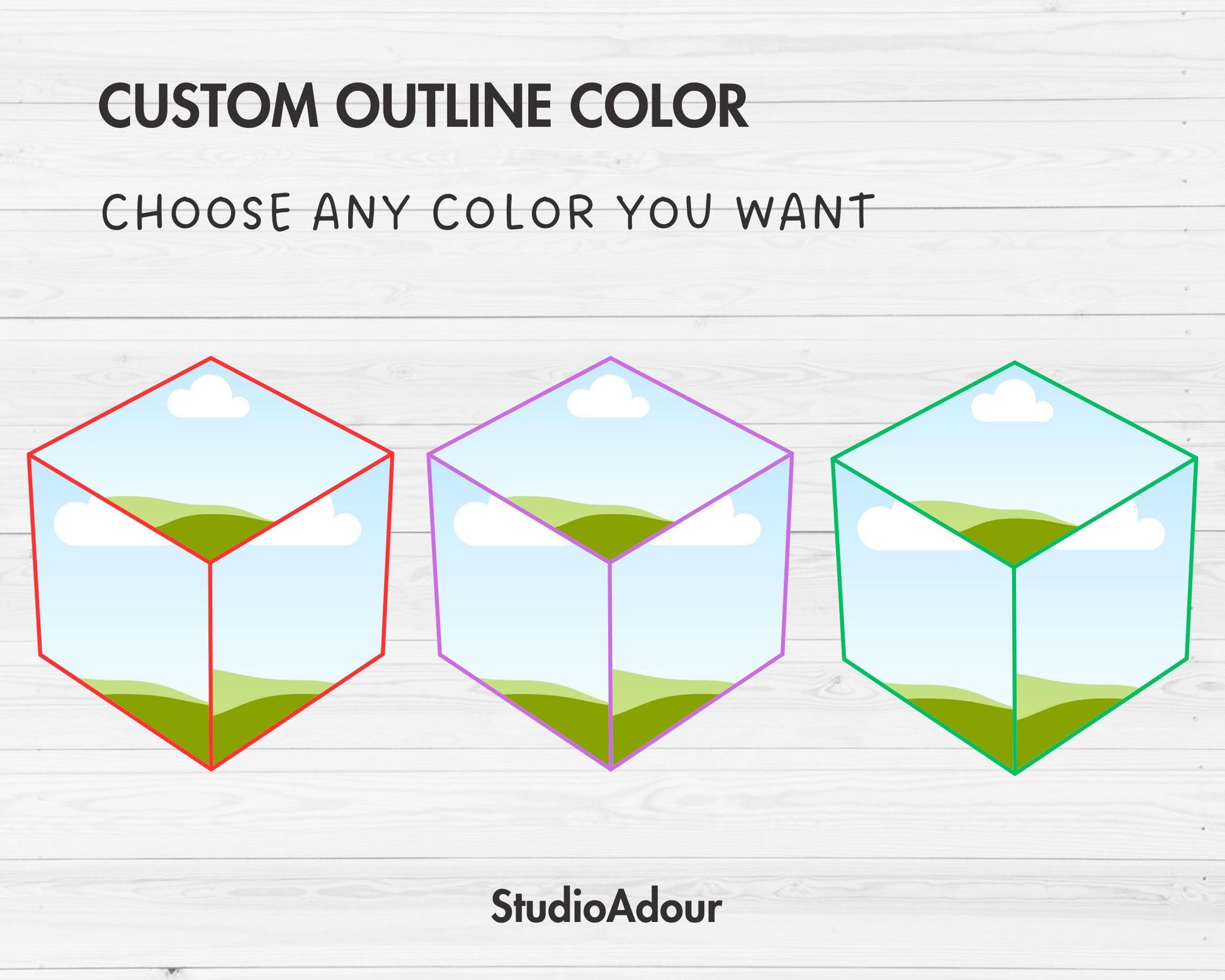 Design Your Own Cube Canva Frames, 3D Cube Canva Template, Geometric Canva Frames, Square Outline, Block Shapes, 3D Box, Sublimation Design