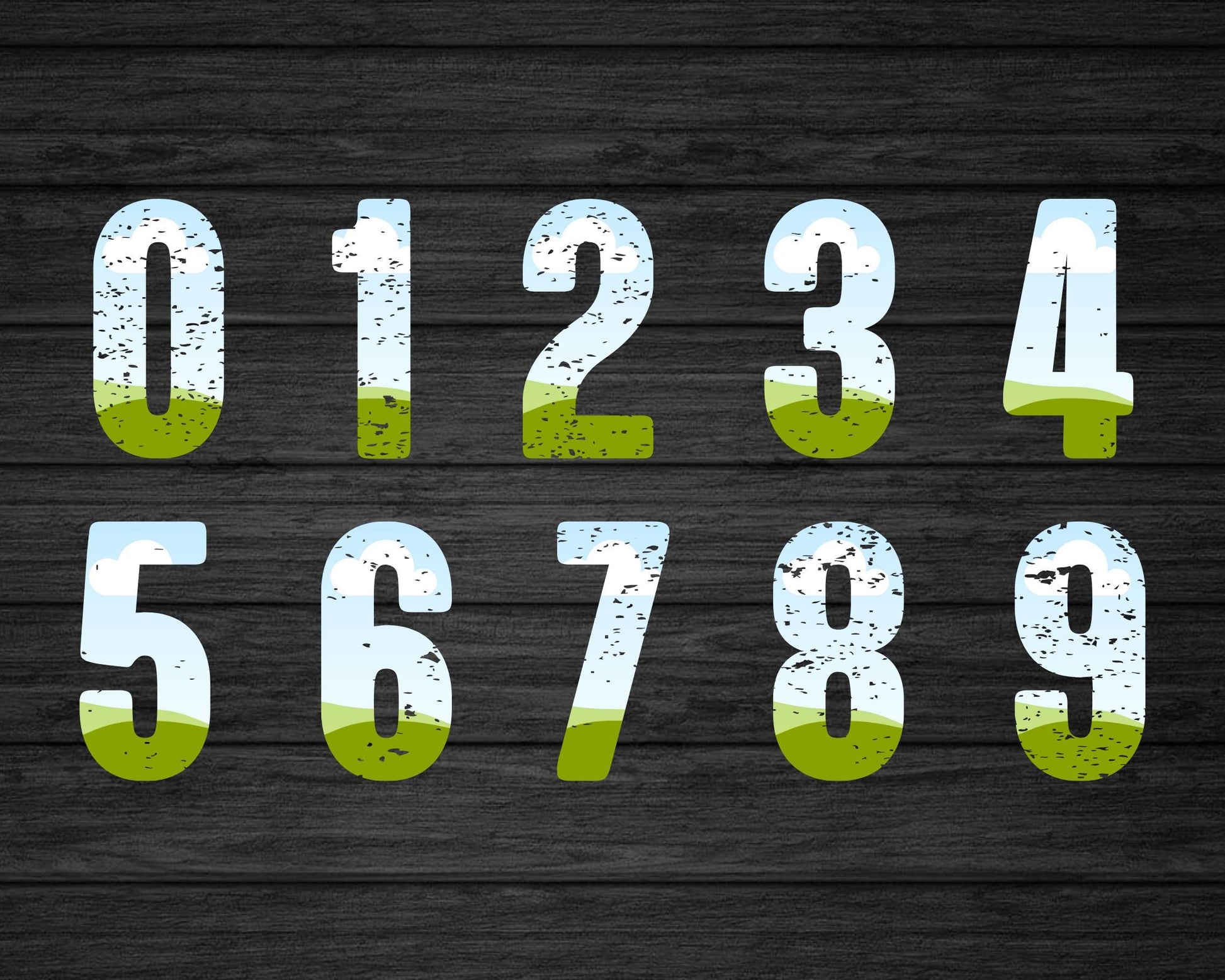 Design Your Own Distressed Letters on Canva, Grunge Alphabet Canva Template, Drag and Drop, Canva Frames Bundle, Vintage Letters and Numbers