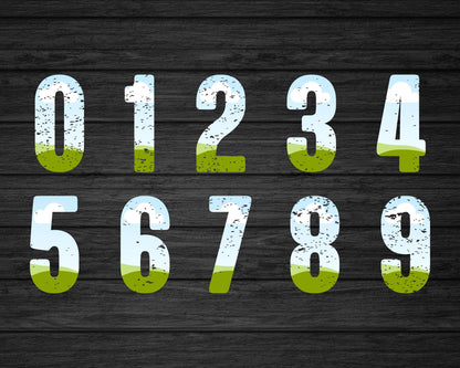 Design Your Own Distressed Letters on Canva, Grunge Alphabet Canva Template, Drag and Drop, Canva Frames Bundle, Vintage Letters and Numbers