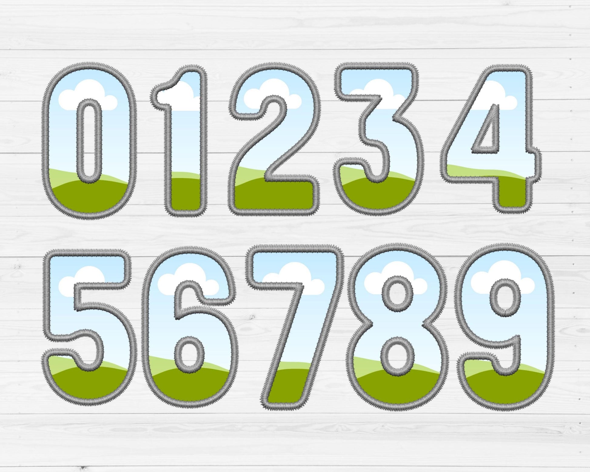 Digital Stitch Canva Alphabet PNG, Faux Embroidery Applique Letters , Canva Frames Bundle, Drag and Drop, DIY Canva Alphabet, Duotone