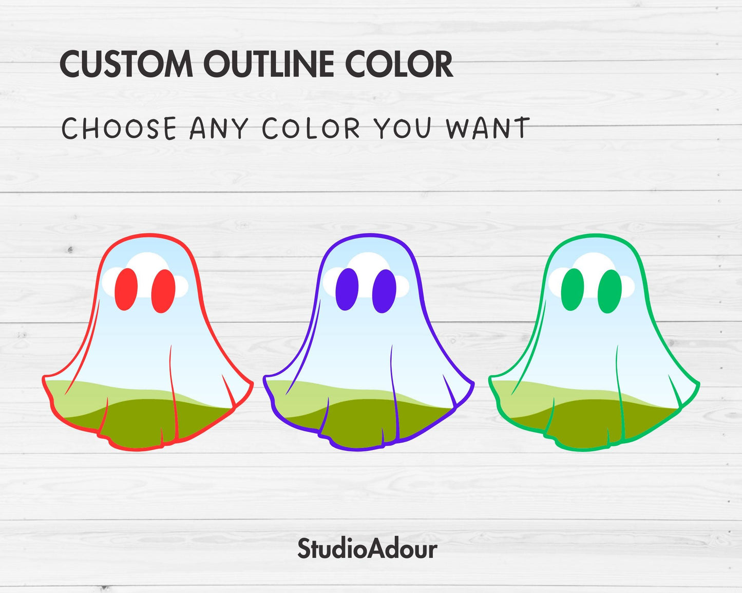 Design Your Own Retro Halloween Ghost, Ghost Canva Template, Drag and Drop, Ghost Canva Frames, Spooky Season, Halloween Ghost, Groovy Ghost