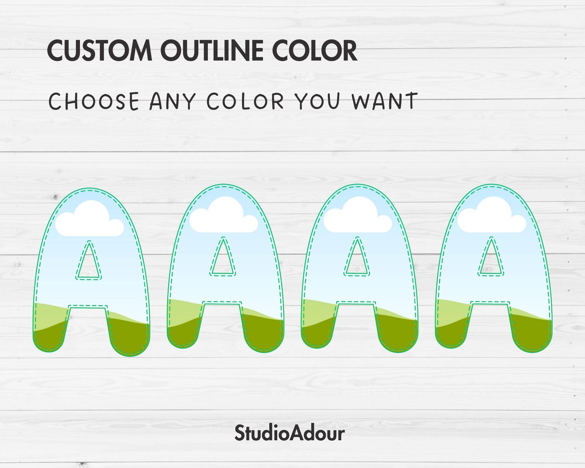 Design Your Own Stitch Letters & Numbers on Canva, Doodle Letters, Digital Stitch Letters, Drag and Drop, Canva Template, Editable Letters