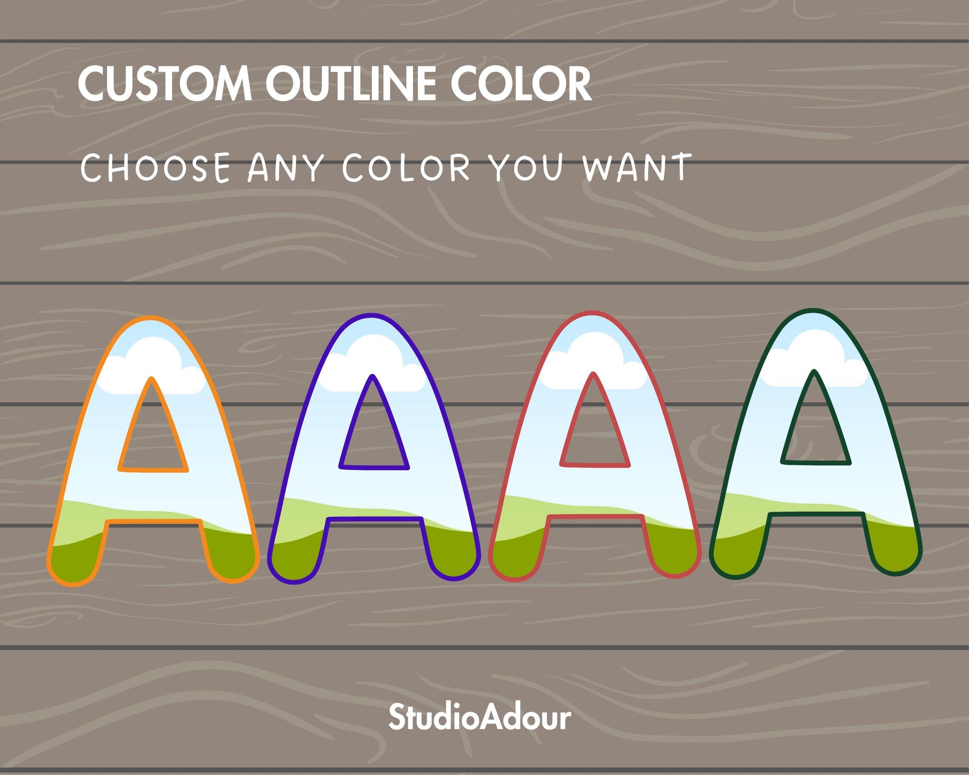 Design Your Own Doodle Letters on Canva, DIY Doodle Alphabet Canva Template, Drag and Drop, Editable Canva Alphabet, Canva Frames Bundle #79