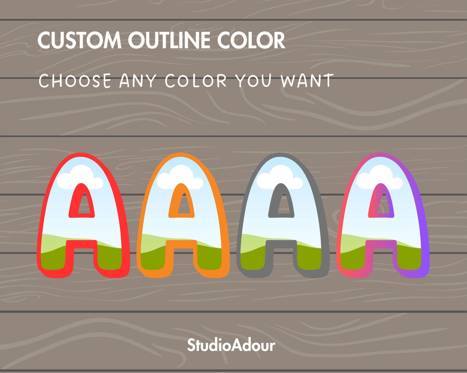 Design Your Own Doodle Letters on Canva, Doodle Alphabet Canva, Drag and Drop, Lowercase & Uppercase Canva Letters, Canva Frames Bundle #80