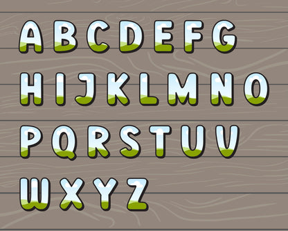 Design Your Own Doodle Letters on Canva, Doodle Alphabet Canva, Drag and Drop, Lowercase & Uppercase Canva Letters, Canva Frames Bundle #80