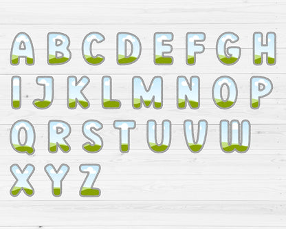 Design Your Own Digital Stitch Letters and Numbers, Faux Embroidery Canva Alphabet, Applique Patch Canva Letters, Drag and Drop, Duotone #83