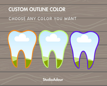Design Your Own Tooth, Canva Frames Bundle, Teeth Canva Template, Drag and Drop, Dentist Canva Frames Bundle, Editable Tooth, Dental Clipart