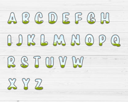 Design Your Own Faux Embroidery Grovy Letters, Faux Embroidery Retro Groovy Letters, Stitch Alphabet Canva Template, Drag and Drop PNG #86
