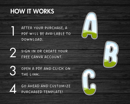 Design Your Own Stitch Letters Canva Frames, Faux Embroidery Alphabet, Digital Embroidery Canva Letters PNG, Drag and Drop, Applique Letters