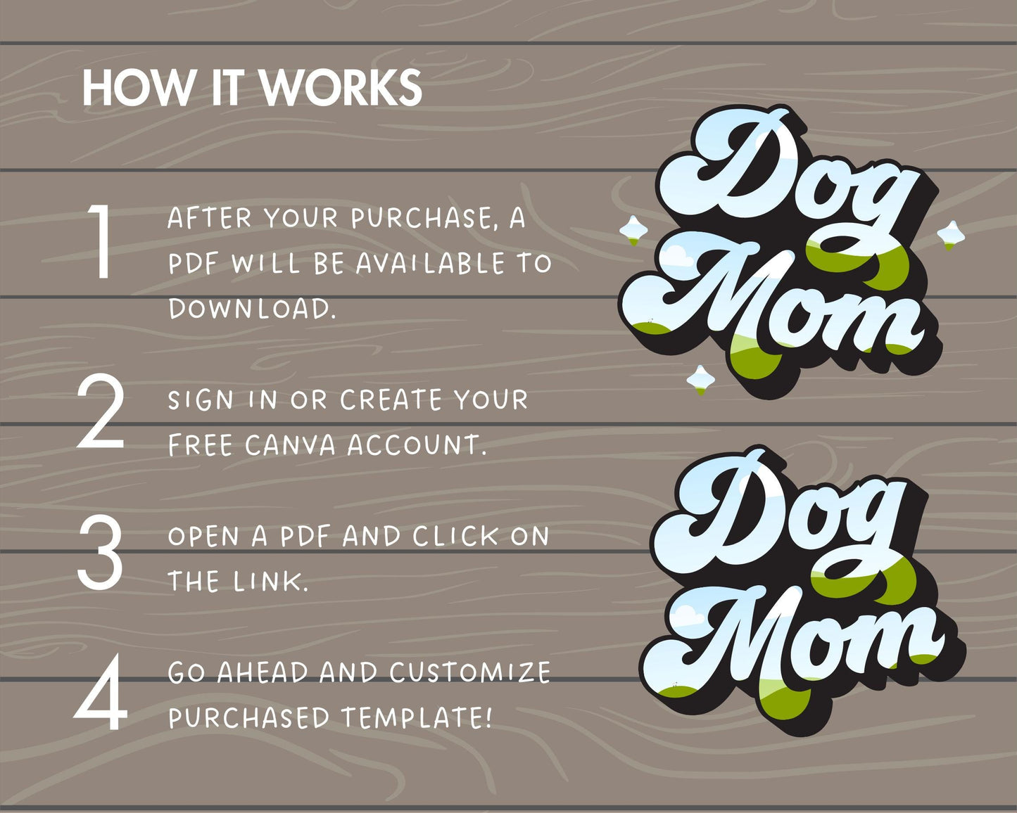 Design Your Own Dog Mom Canva Frame, Editable Dog Mom Canva Template, Drag and Drop, Sublimation Design, Dog Lover PNG, Dog Mom T-Shirt