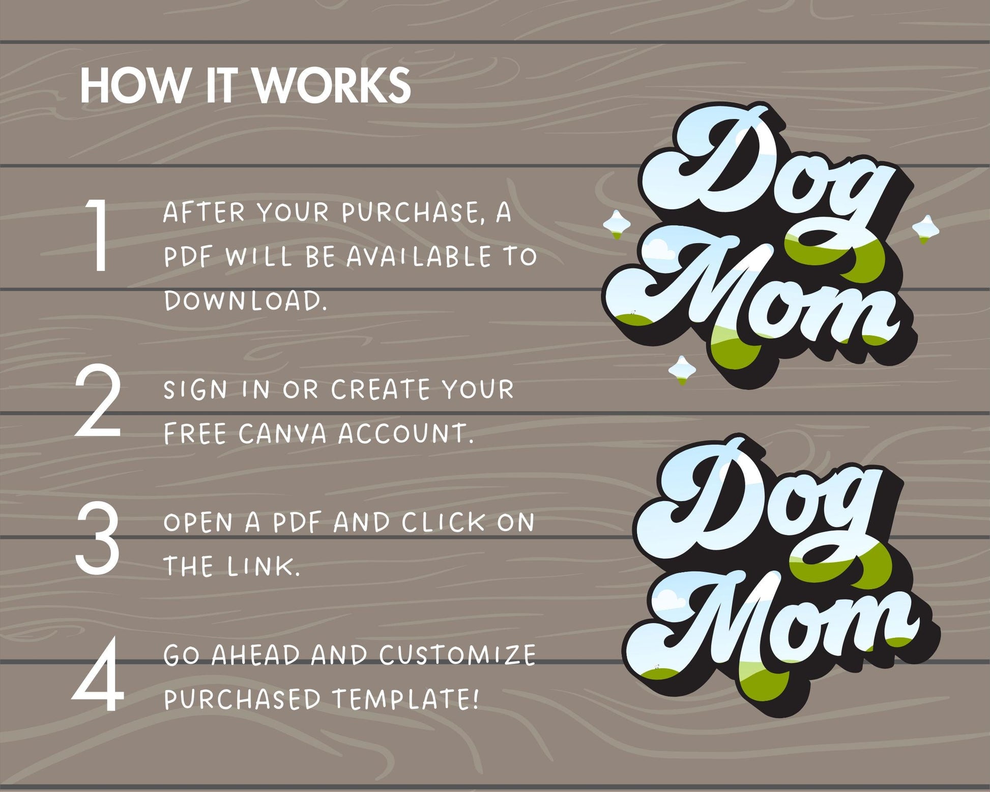 Design Your Own Dog Mom Canva Frame, Editable Dog Mom Canva Template, Drag and Drop, Sublimation Design, Dog Lover PNG, Dog Mom T-Shirt