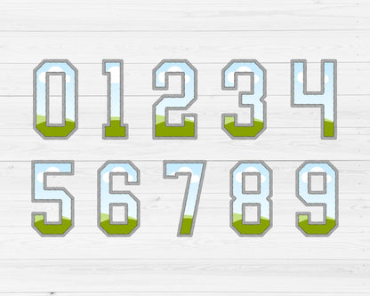 Design Your Own Varsity Letters and Numbers, Faux Embroidery Varsity Alphabet, Sport Canva Letters, Drag and Drop, DIY Applique Letters #87