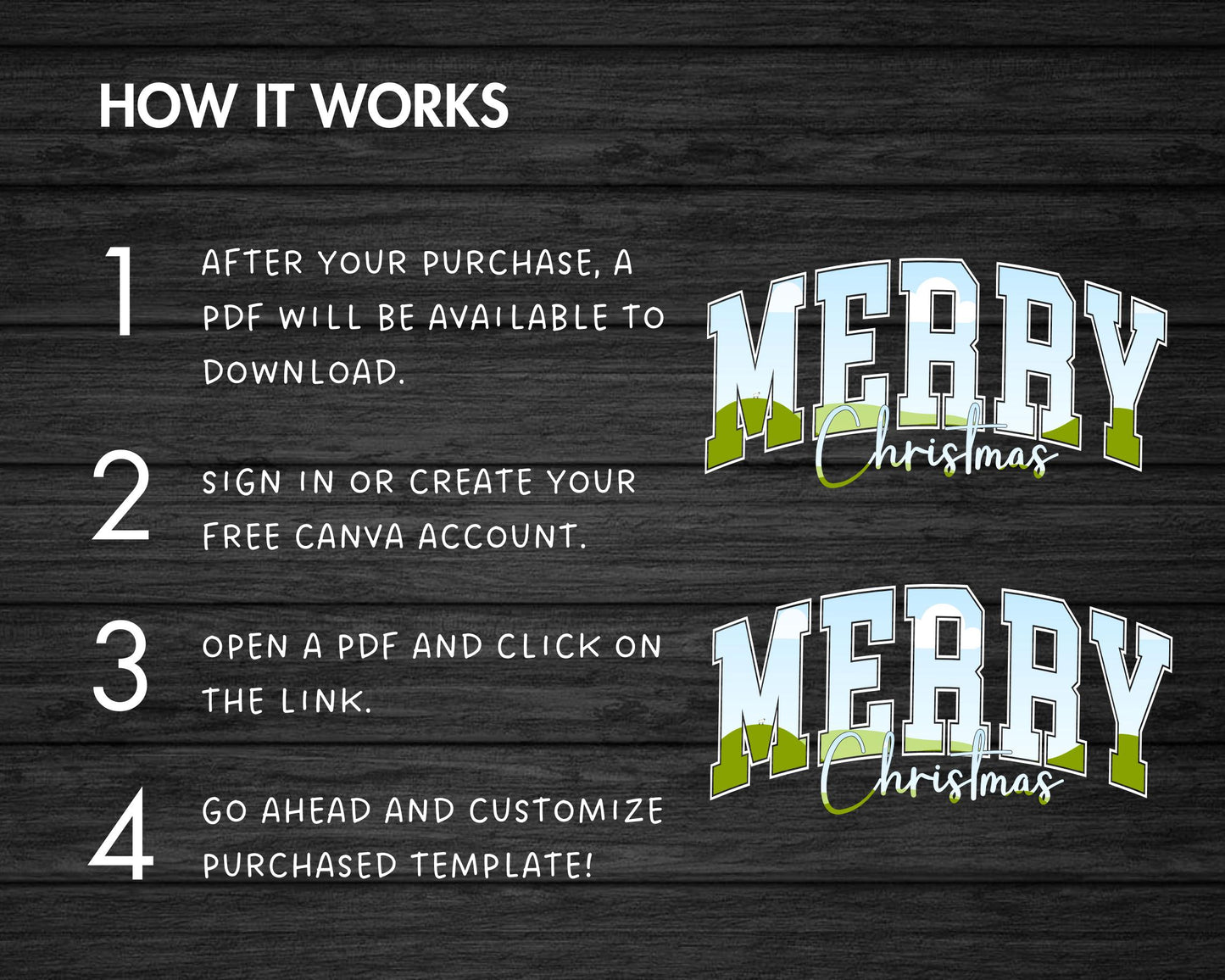 Design Your Own Merry Christmas Canva Frame, Editable Christmas Canva Template, Drag and Drop, Sublimation Design, Christmas Varsity Tshirt