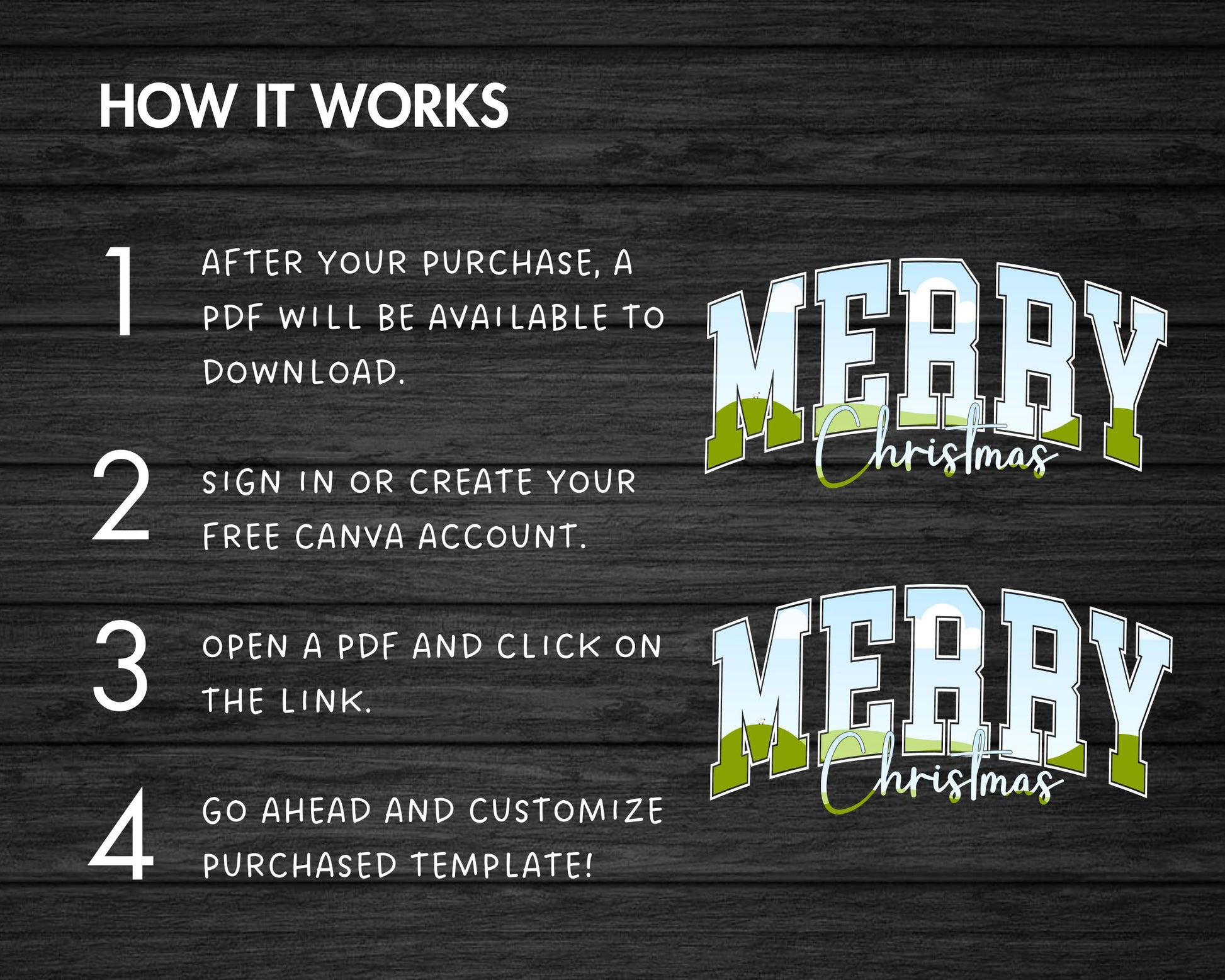 Design Your Own Merry Christmas Canva Frame, Editable Christmas Canva Template, Drag and Drop, Sublimation Design, Christmas Varsity Tshirt