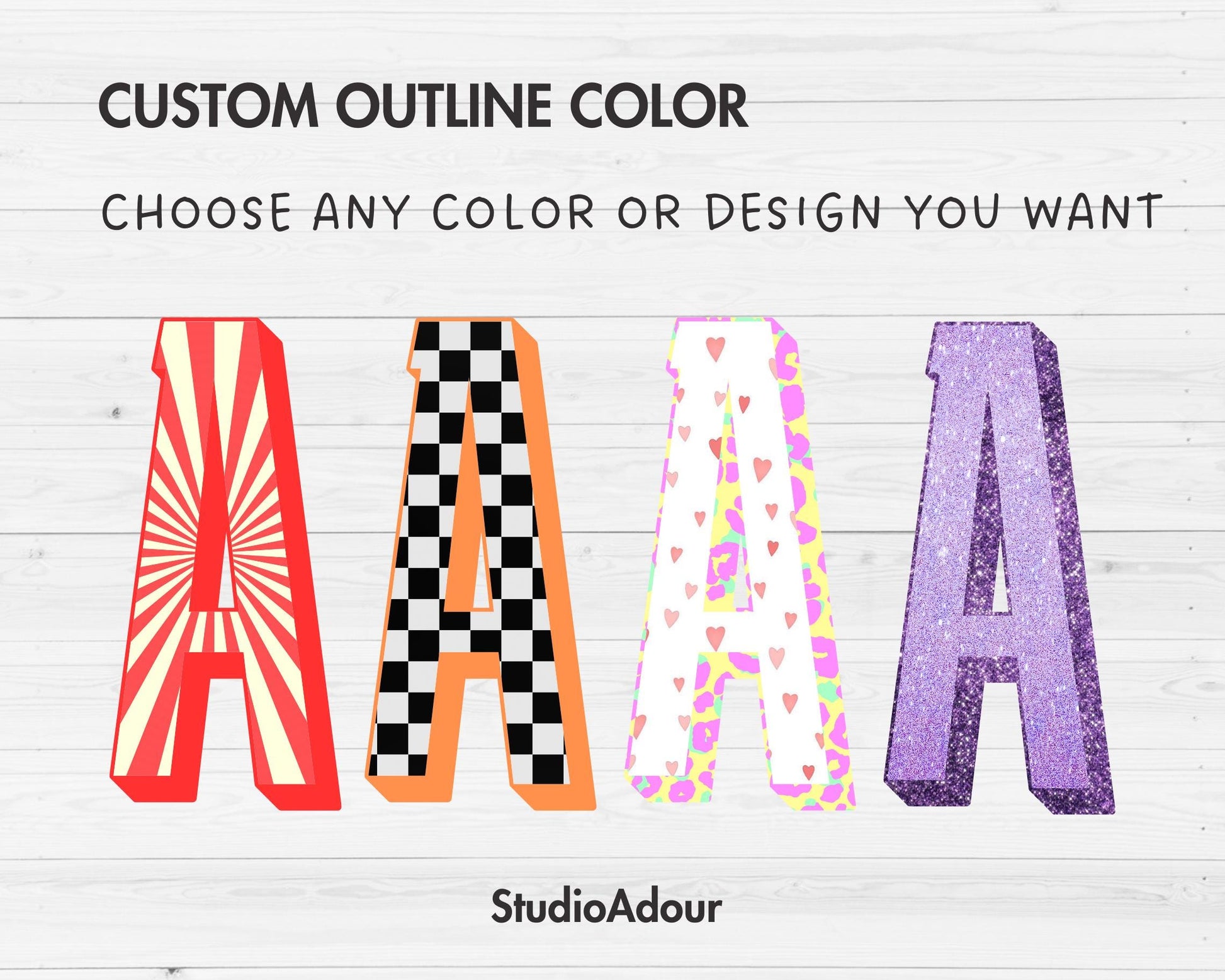 Design Your Own Doodle Letters on Canva, Doodle Alphabet Canva Template, Drag and Drop, Editable Canva Alphabet, Canva Frames Bundle