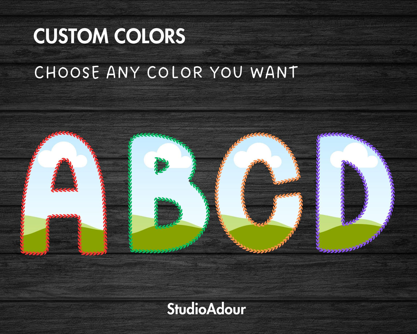 Design Your Own Heart Letters, Heart Alphabet Canva Template, Drag and Drop, Canva Frames Bundle, Doodle Letters & Numbers, Heart Font #90