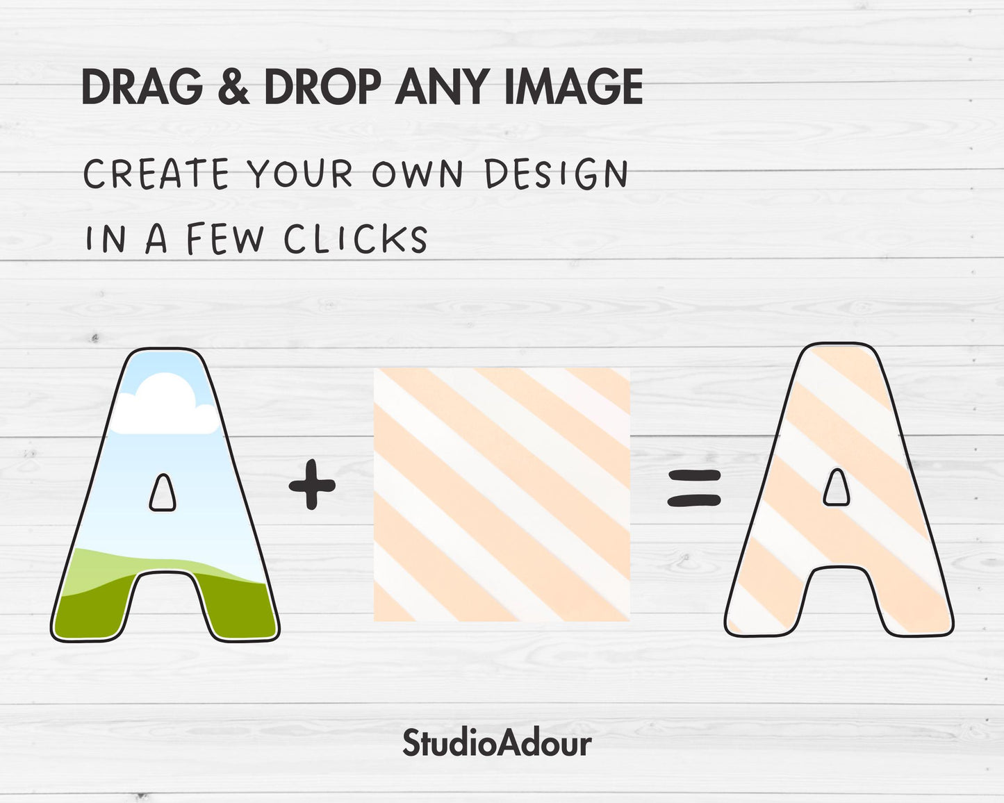 Doodle Canva Alphabet, Canva Letters & Numbers Template, Easy Drag and Drop, Canva Frames, Editable Uppercase Letters PNG, Canva Font #93