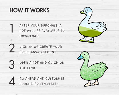 Design Your Own Goose Canva Frames, Silly Goose Canva Templates, Drag and Drop Canva Frames Bundle, T-Shirt Design, Duck Goose PNG