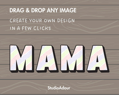 Doodle Letters Canva, Alphabet Canva Template, Drag and Drop, Editable Canva Letters, Canva Frames Bundle, Blank Letters, Photo Collage #97