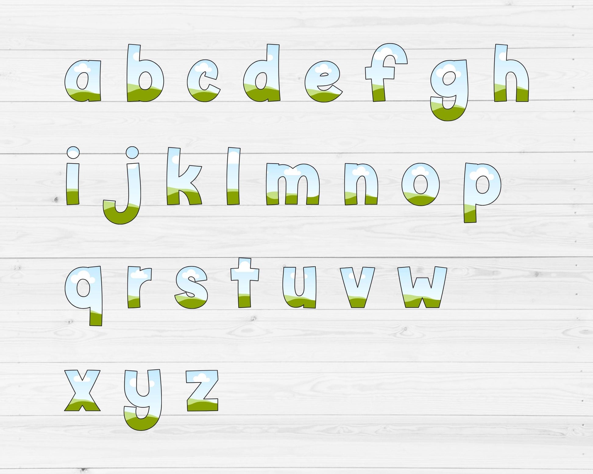 Doodle Letters Canva, Doodle Alphabet Canva Template, Drag & Drop, Editable Canva Font, Canva Frames Bundle, Letter PNG, Blank Letters #102