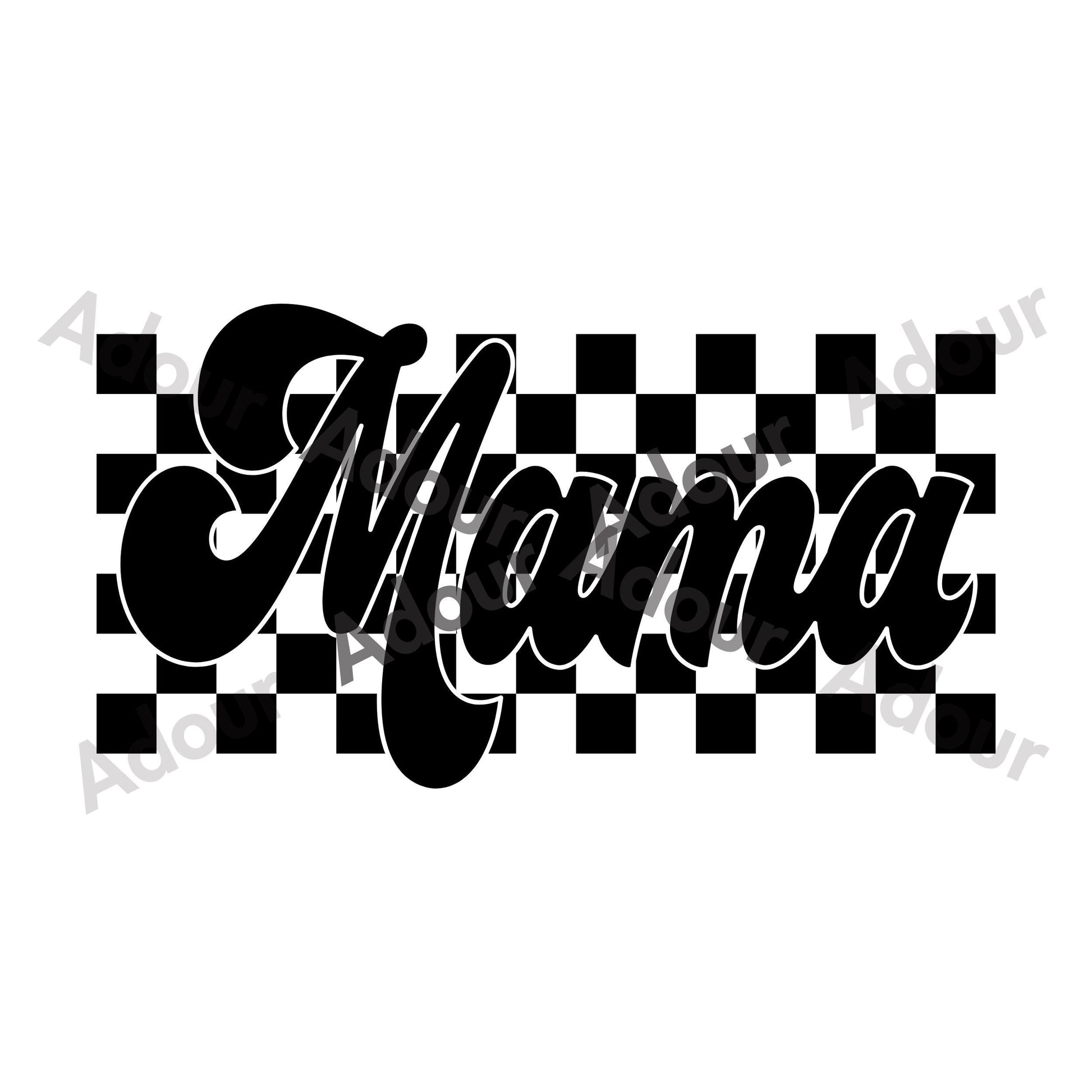 Checkered Mama Svg, Retro Mama PNG, Mom Checkered Shirt Design, Retro Mom Svg, Sublimation Design, Mom Life Svg, Mother's Day, Cut File