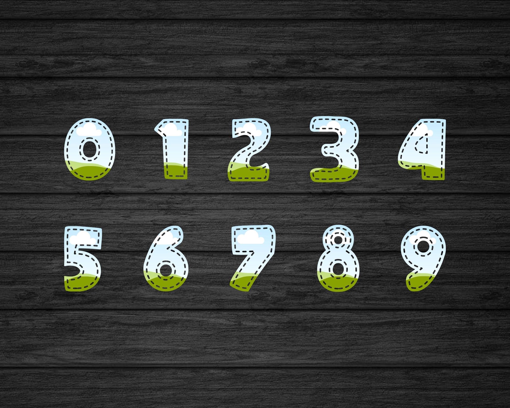 Design Your Own Stiched Letters on Canva, Doodle Letters PNG, Canva Frames Bundle, Editable Canva Letters, Drag and Drop, Digital Stitch