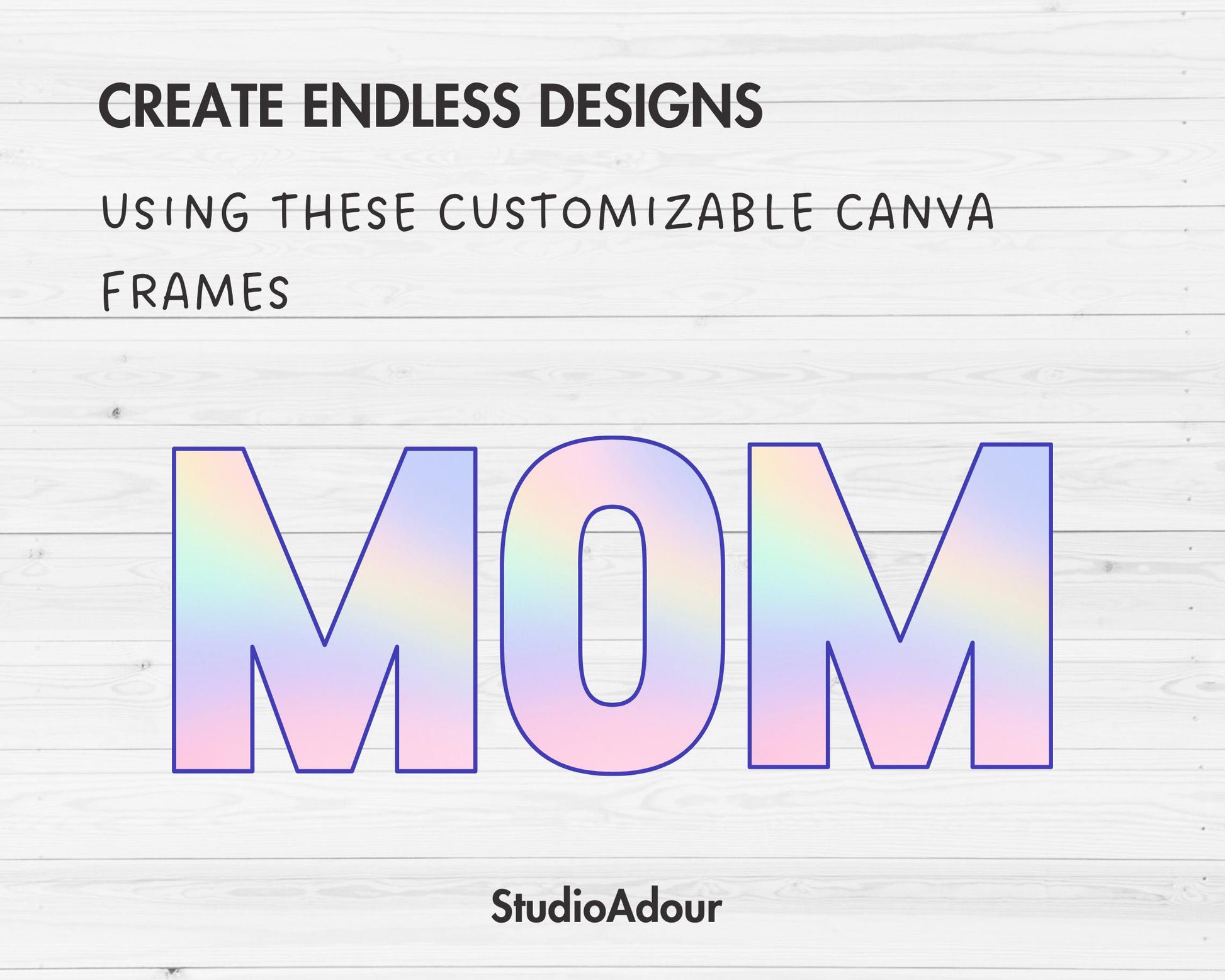 Design Your Own Canva Alphabet, Canva Letters Template, Drag and Drop, Editable Canva Font, Canva Frames Bundle, Letters PNG, Sublimation