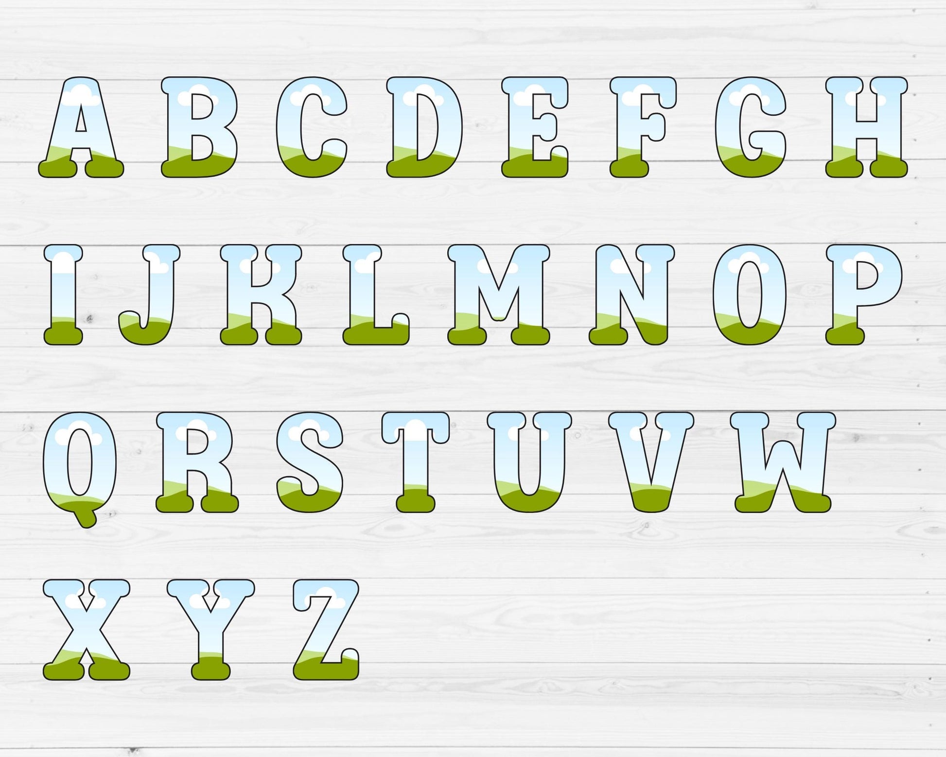 Design Your Own Sport Alphabet on Canva, Doodle Letters & Numbers Canva Template, Drag and Drop, Editable Canva Letters, Canva Frames Bundle