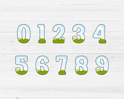 Design Your Own Sport Alphabet on Canva, Doodle Letters & Numbers Canva Template, Drag and Drop, Editable Canva Letters, Canva Frames Bundle