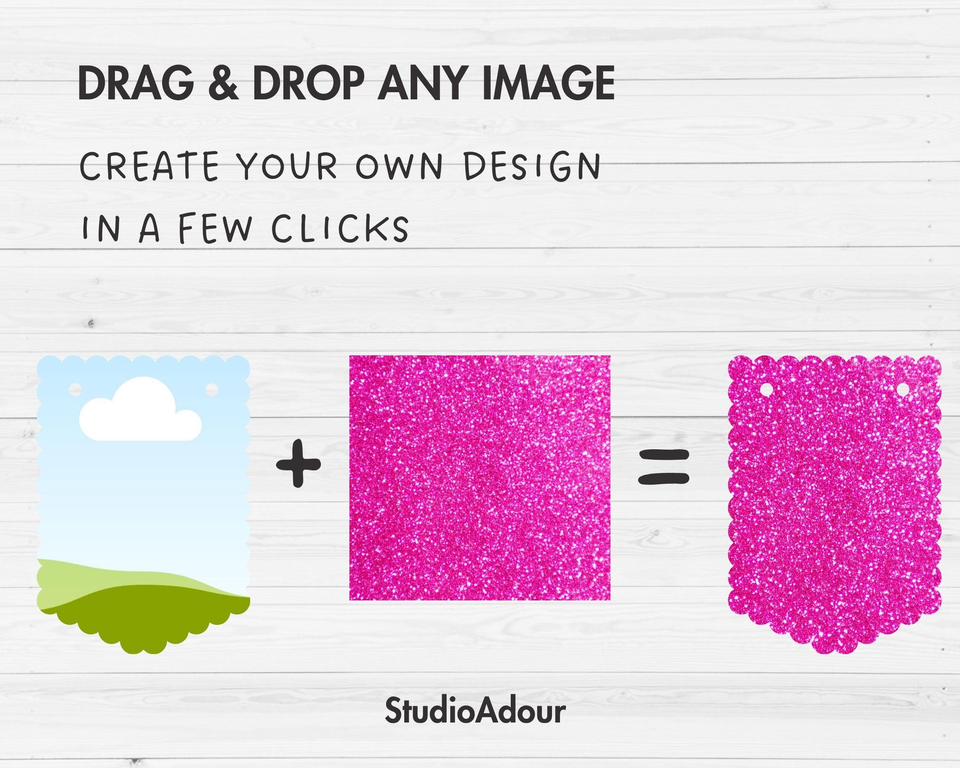 Bunting Banner Editable Canva Template, Easy Drag & Drop, Flag Banners Template, Canva Frames Bundle, Birthday Banner, Party Banner, Wedding