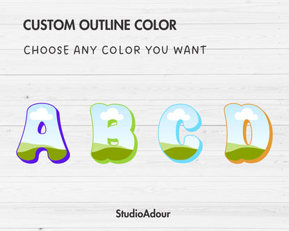 Design Your Own Double Letters, Doodle Alphabet Canva Template, Drag and Drop, Canva Frames, Canva Letters & Numbers PNG, Sublimation Design