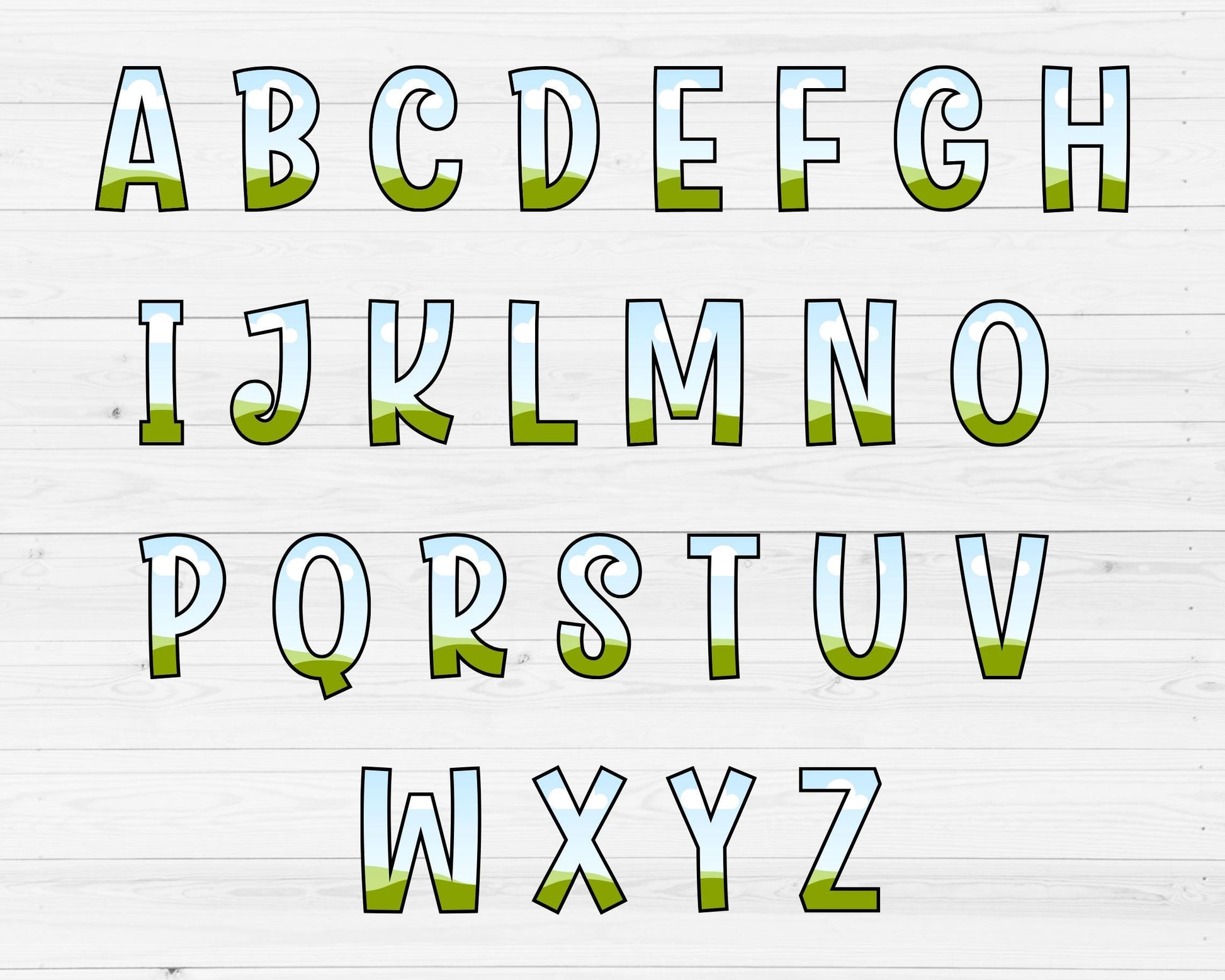 Design Your Own Doodle Letters on Canva, Doodle Alphabet Canva Template, Drag and Drop, Editable Canva Font, Canva Frames Bundle, Letter PNG