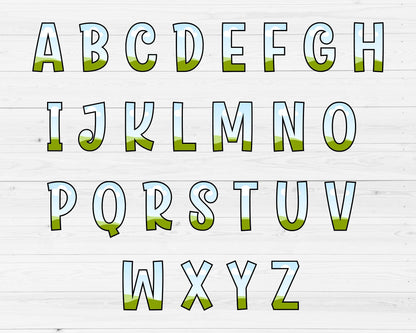 Design Your Own Doodle Letters on Canva, Doodle Alphabet Canva Template, Drag and Drop, Editable Canva Font, Canva Frames Bundle, Letter PNG