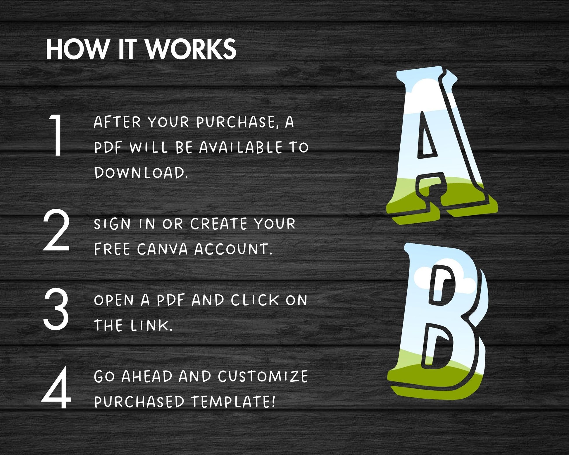 Design Your Own Western Alphabet on Canva, Editable Canva Letters & Numbers, Easy Drag and Drop, Retro Letters, Vintage Canva Font Template