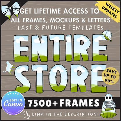Doodle Alphabet Canva Template, Handwritten Doodle Letters, Drag and Drop, Editable Canva Font, Canva Frames Bundle, Letter PNG, Sublimation
